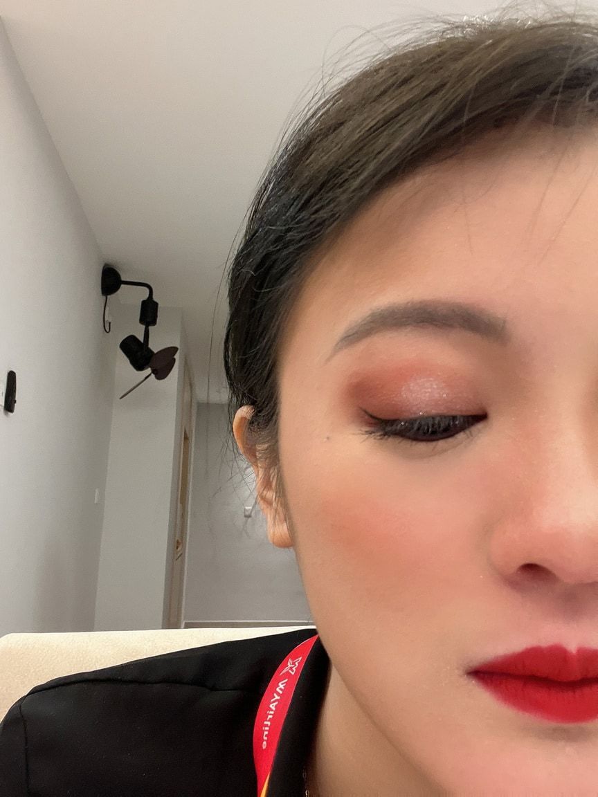Kate Yip 色彩形象诊断前:错误的妆容 1