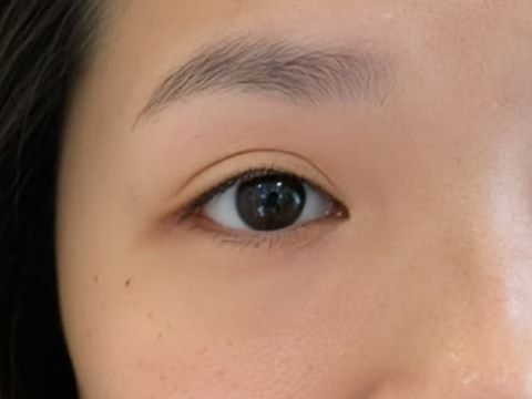 拉丝雾眉 · 做之前 – Noveau Beauty 纹眉案例