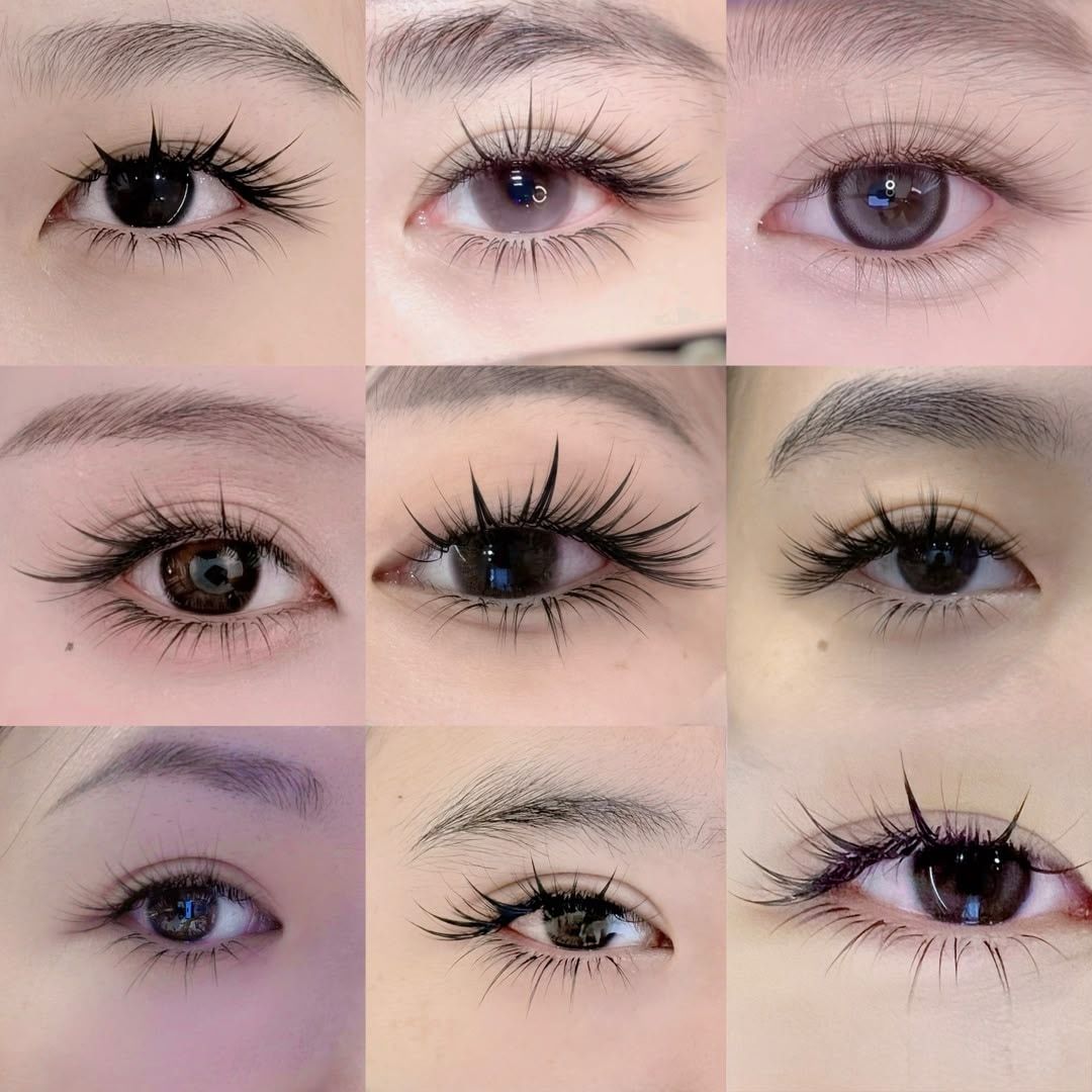 Noveau Beauty 美睫作品综合图：9 款不同风格的美睫